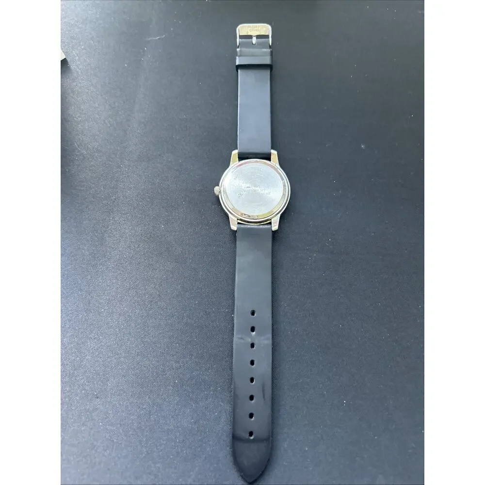 Black Dial Silver Tone Case Women’s Quartz Watch